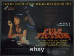 Mint / Affiche originale britannique PULP FICTION au format Quad cinéma QUENTIN TARANTINO 1994