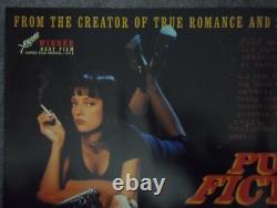 Mint / Affiche originale britannique PULP FICTION au format Quad cinéma QUENTIN TARANTINO 1994