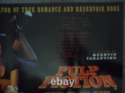 Mint / Affiche originale britannique PULP FICTION au format Quad cinéma QUENTIN TARANTINO 1994