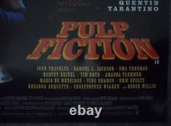 Mint / Affiche originale britannique PULP FICTION au format Quad cinéma QUENTIN TARANTINO 1994