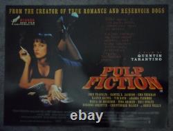 Mint / Affiche originale britannique PULP FICTION au format Quad cinéma QUENTIN TARANTINO 1994