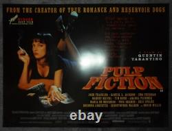 Mint / Affiche originale britannique PULP FICTION au format Quad cinéma QUENTIN TARANTINO 1994