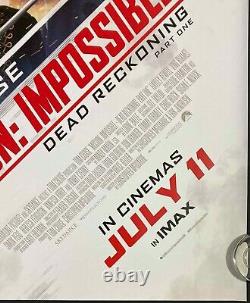 Mission Impossible Dead Reckoning Affiche de cinéma originale Quad Movie Tom Cruise