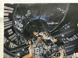 Moonraker Film Original Quad Poster 1979 James Bond 007 Roger Moore Dan Goozee