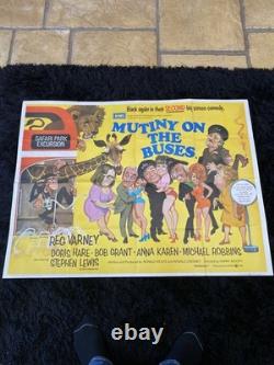 Mutinerie dans les bus Affiche originale Quad du film Reg Barney 72