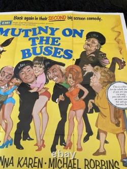 Mutinerie dans les bus Affiche originale Quad du film Reg Barney 72