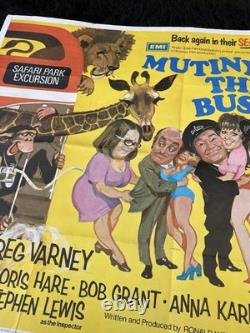 Mutinerie dans les bus Affiche originale Quad du film Reg Barney 72
