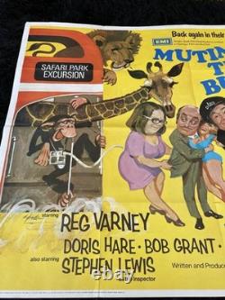 Mutinerie dans les bus Affiche originale Quad du film Reg Barney 72