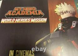 My Hero Academia Movie (2021) Affiche Originale Du Cinéma Du Royaume-uni Quad Double-sided, Anime