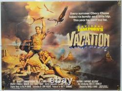 National Lampoon's Vacation (1983) Affiche quad originale de cinéma Chevy Chase