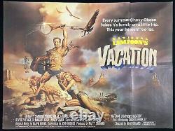 National Lampoons Vacation Original Quad Affiche De Cinéma Chevy Chase 1983