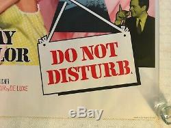 Ne Pas Déranger Film Original Quad 1965 Poster Doris Day Rod Taylor Chantrell