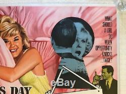Ne Pas Déranger Film Original Quad 1965 Poster Doris Day Rod Taylor Chantrell