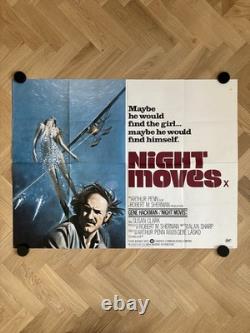 Night Moves (1975) Affiche originale du film Quad britannique