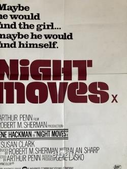 Night Moves (1975) Affiche originale du film Quad britannique