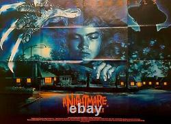Nightmare On Elm Street Original Uk Quad Film Poster 1984