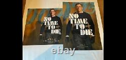No Time To Die James Bond 007 Original Quad & One Sheet Movie Posters Avril 02