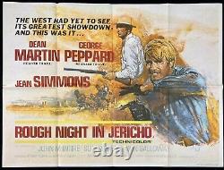 Nuit agitée à Jéricho Affiche de film originale Quad Dean Martin 1967