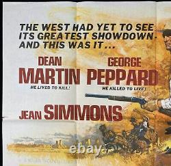 Nuit agitée à Jéricho Affiche de film originale Quad Dean Martin 1967