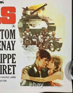 Nuit des généraux Affiche originale Quad du film Peter O'Toole Omar Sharif 1967