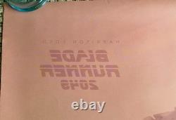 ORIG BLADE RUNNER 2049 UK QUAD AVANT-2017 DOUBLE S Rouleau V Bon+