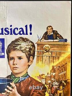 Oliver ! Affiche originale du cinéma Quad Carol Reed Mark Lester Ron Moody 1968