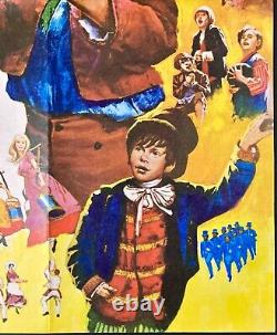 Oliver! Affiche originale du cinéma Quad Carol Reed Mark Lester Ron Moody 1968