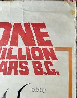 One Million Years Bc Original Uk Double Quad Movie Poster Hammer Ray Harryhausen