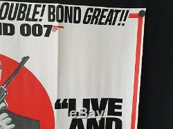 Original (1975) Double Bill James Bond Uk Affiche De Film Quad