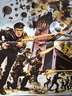 Original 1976 The Eagle Has Landed Movie Quad, Classic War Movie, Micheal Caine