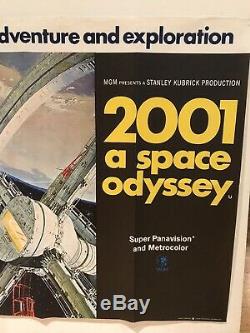 Original Mgm 2001 A Odyssey De L'espace (1968) Affiche De Film / Film Britannique Quad Style A