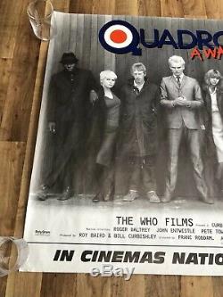 Original Original Quadrophenia Poster Film U. K. Quad 30x40 Rare Roulé