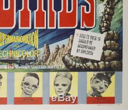 Original Thunderbirds Sont Aller! , Affiche Britannique De Film / Film 1966, Rare