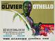 Original Uk Quad, Othello 1965, Affiche De Film / Film Roulée, Laurence Olivier