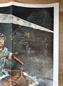 PIÈGE MORTEL (MANGÉ VIVANT) (1977) affiche quad originale rare du Royaume-Uni - horreur de Tobe Hooper