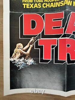 PIÈGE MORTEL (MANGÉ VIVANT) (1977) affiche quad originale rare du Royaume-Uni - horreur de Tobe Hooper