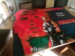 PREDATOR (1987) affiche originale UK quad film SCHWARZENEGGER. AUCUNE OFFRE