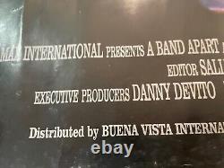 PULP FICTION (1994) affiche QUAD originale britannique RARE recto-verso - Dommages cosmétiques