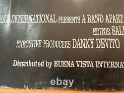PULP FICTION (1994) affiche QUAD originale britannique RARE recto-verso - Dommages cosmétiques