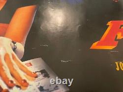 PULP FICTION (1994) affiche QUAD originale britannique RARE recto-verso - Dommages cosmétiques