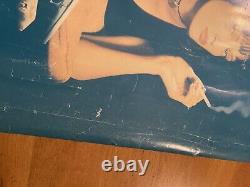 PULP FICTION (1994) affiche QUAD originale britannique RARE recto-verso - Dommages cosmétiques