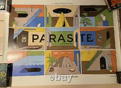 Parasite Rare Original Uk Release Bong Joon-ho Quad Film Movie Poster Par La Boca