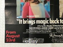 Paris, Texas Originale Britannique Film Quad Poster 1984 Nastassja Kinski