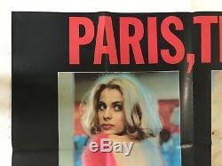 Paris, Texas Originale Britannique Film Quad Poster 1984 Nastassja Kinski
