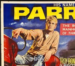 Parrish ORIGINAL Quad Affiche de Film Cinéma Troy Donahue Tom Chantrell 1961
