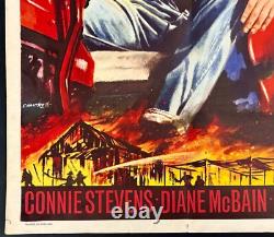 Parrish ORIGINAL Quad Affiche de Film Cinéma Troy Donahue Tom Chantrell 1961