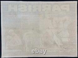Parrish ORIGINAL Quad Affiche de Film Cinéma Troy Donahue Tom Chantrell 1961