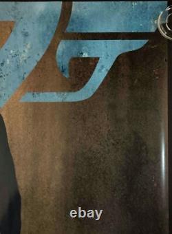 Pas de temps à mourir AFFICHES Quad Film Cinéma Poster James Bond ÉTAT NEUF 2021