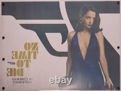 Pas de temps à mourir affiche de film originale 30x40 British Quad Ana De Armas 007 Bond