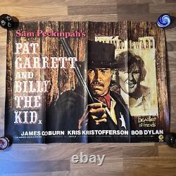 Pat Garrett et Billy le Kid Affiche de Film Originale UK Quad 1973